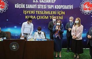 Yapımı tamamlanan 82 iş yeri için kuralar çekildi