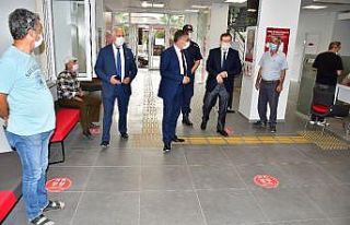 Yatağan Kaymakamı COvid-19 denetimine çıktı