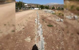 Yeni Mahallede bordür taşlarına zarar verildi