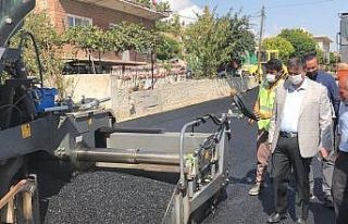 Yeşilhisar’da sıcak asfalt çalışmaları başladı
