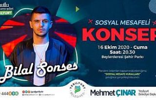 Yeşilyurt Belediyesi, sanatçı Bilal Sonses’i...