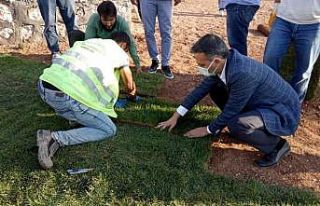 Yeşilyurt Belediyesi tarımsal üretim ve ar-ge sahasında...