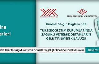 YÖK ve TSE’den "küresel salgın bağlamında...