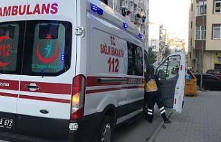 Yola fırlayan çocuğu Allah korudu