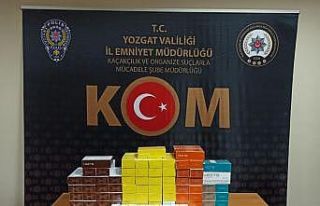 Yozgat’ta 830 paket kaçak elektronik sigara kartuşu...