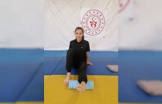 Yunusemreli milli sporcu antrenmanlarına başladı