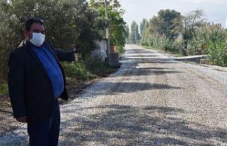 Yunusemre’nin 2 mahallesinde yol çalışması