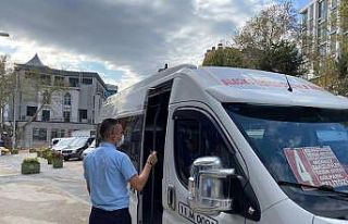 Zabıta Müdürlüğü minibüsleri denetledi