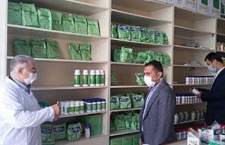 Zirai ilaç ve gübre bayileri denetlendi