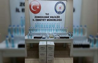 Zonguldak’ta kaçak içki operasyonu
