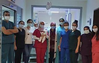 1090 gram olarak doğmuştu, taburcu oldu
