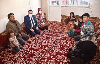 19 çocuklu ailenin feryadını Başkan Beyoğlu duydu