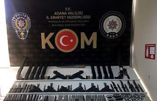 20 bin bıçak, muşta, kılıç, kama ele geçirildi