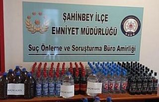 240 litre kaçak alkol ele geçirildi