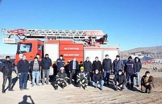 3 ilçenin itfaiye ekiplerine eğitim verildi