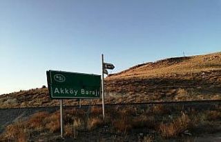 54 yıllık Akköy Barajı kuraklıkla karşı karşıya