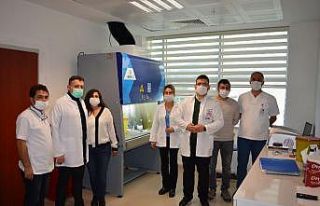 5. PCR laboratuvarı, Finike Devlet Hastanesinde hizmete...