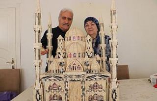 7 ay sürdü, 52 bin 300 parça kullandı, gören...