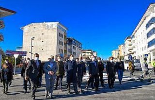 Adli Tıp Caddesi prestijli bir görünüme kavuştu