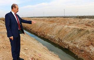 Akçakale’de bataklık yaşanan mahallede tahliye...