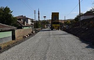 Akpınar ilçesinde 6 köye 18 kilometre yol yapıldı