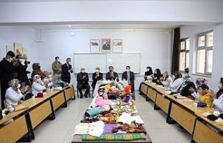 Aksaray’da kadınlar hem eğitim alıyor, hem de...