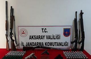 Aksaray’da silah operasyonu
