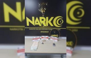 Aksaray’da uyuşturucu operasyonu: 1 tutuklama