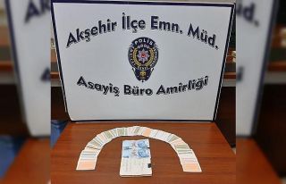Akşehir’de kumar operasyonu