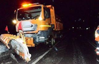 Alacabel’e yılın ilk karı yağdı