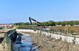 Alaçay Deresi temizleniyor