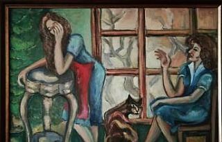 Alzheimer hastası yaptığı resimleri sanatseverlerle...
