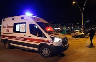 Amasya’da otomobiller çarpıştı: 2 yaralı