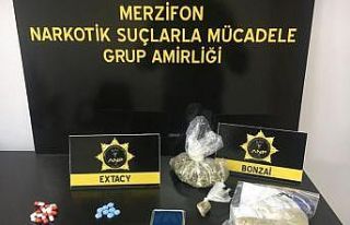 Amasya’da uyuşturucu operasyonu: 3 gözaltı