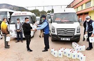 Ankara zabıtasının hijyen mesaisi sürüyor