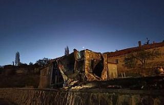 Ankara’da yanan kulübedeki tüp patladı: 1 kişi...