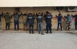 Antalya’da 300 polisle dev uyuşturucu operasyonu