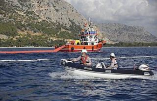 Antalya’da deniz kirliliği tatbikatı