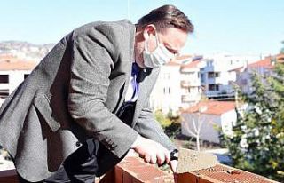 Atatürk Evi’ne Bir Tuğlada Başkan Orkan’dan