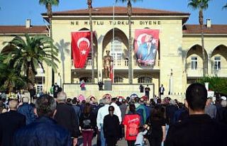 Atatürk, Mersin’de törenlerle anıldı