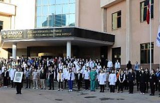 Atatürk ölüm yıldönümünde Sanko Üniversitesi...