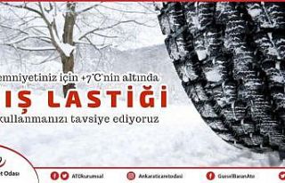 ATO Başkanı Baran’dan kış lastiği uyarısı:...