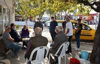 Ayvalık’ta kaymakamı gören şaşırdı