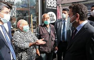 Babacan’dan esnaf ziyareti