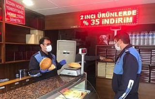 Bafra’da fırınlarda gramaj denetimi