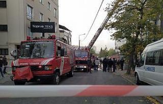 Bağcılar’da baskı atölyesindeki yangın korkuttu