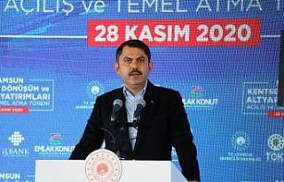 Bakan Kurum: “272 bin 261 adet sosyal konut, kentsel...