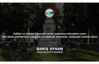 Barış Ayhan: “Sinop Deniz Savaşı şehitlerimizi...
