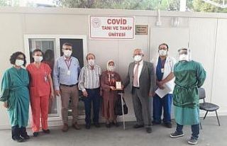 Başhekim Alkaya’dan Nesrin Teyze’ye teşekkür...
