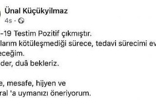 Başhekim Küçükyılmaz korona virüse yakalandı